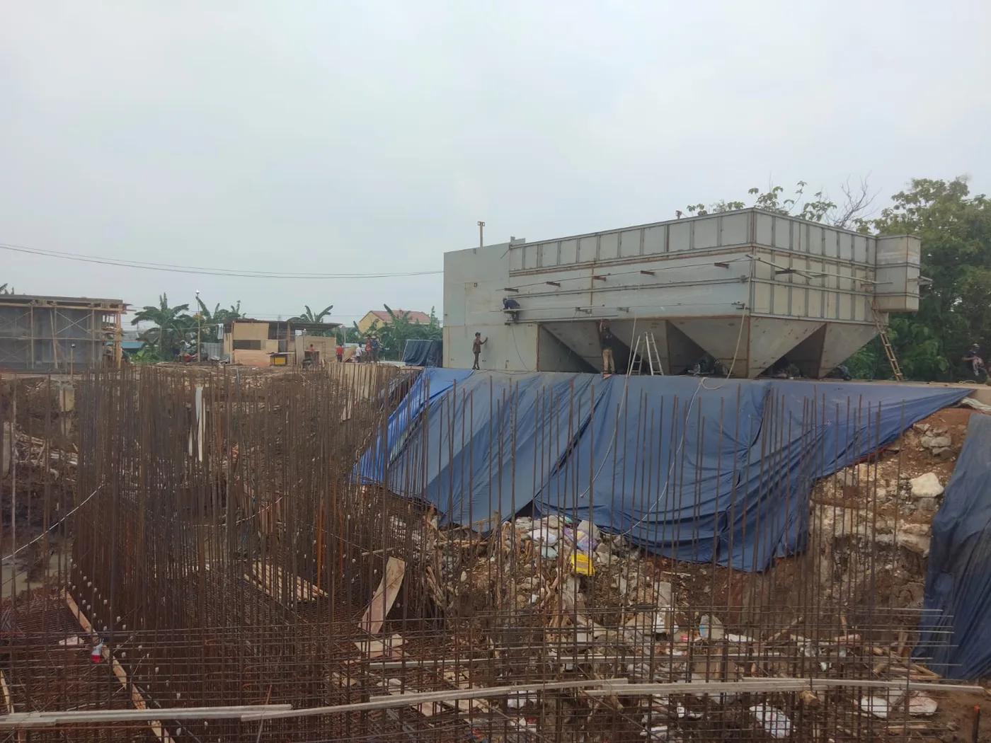 Pembangunan Reservoar Beton Kapasitas 2.000 m³